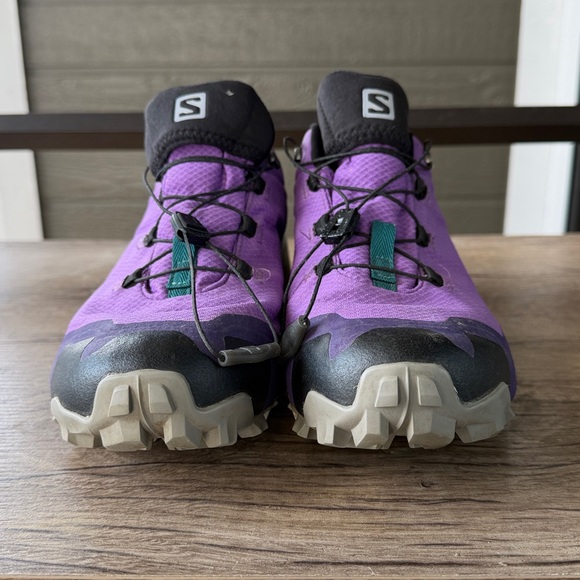 Salomon Gore-Tex Women’s Purple Trail Running Shoes size 9 - Picture 3 of 11